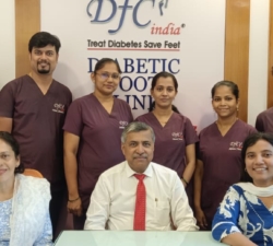 The dedicated staff of Dfc india DIABETIC FOOT CLINIC